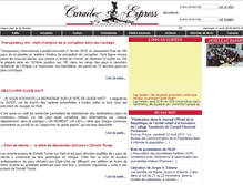 Tablet Screenshot of caraibeexpress.com